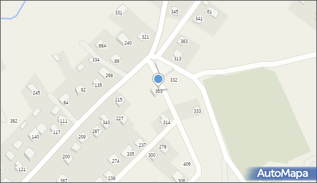 Wielogłowy, Wielogłowy, 303, mapa Wielogłowy