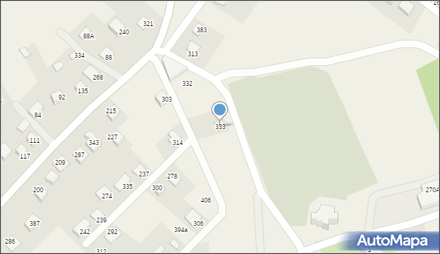 Wielogłowy, Wielogłowy, 333, mapa Wielogłowy