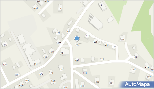 Wielogłowy, Wielogłowy, 360, mapa Wielogłowy