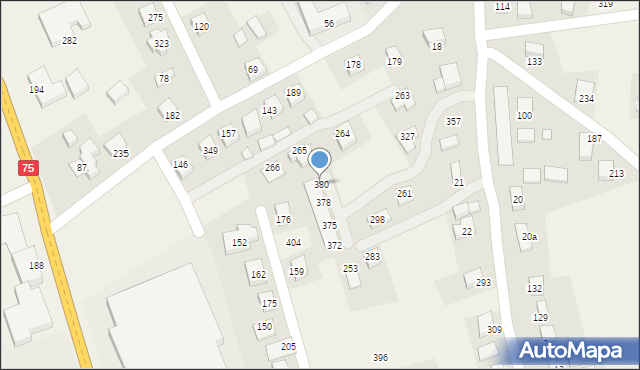 Wielogłowy, Wielogłowy, 380, mapa Wielogłowy