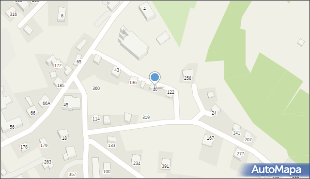 Wielogłowy, Wielogłowy, 40, mapa Wielogłowy