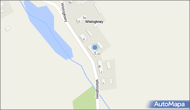 Wielogłowy, Wielogłowy, 3C, mapa Wielogłowy