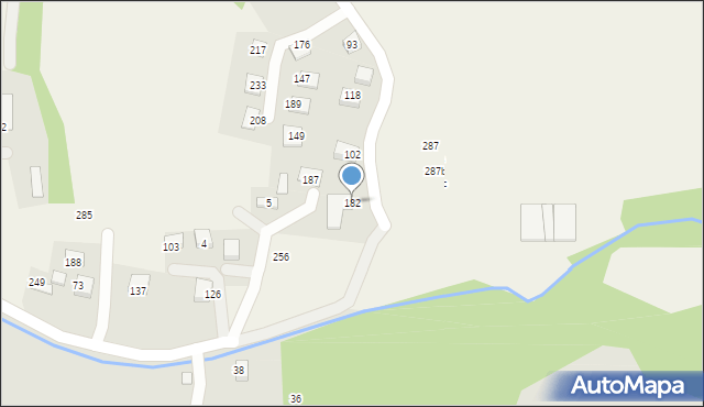 Wielopole, Wielopole, 182, mapa Wielopole