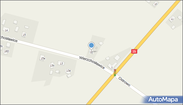 Wielowieś, Wielowieś, 12, mapa Wielowieś