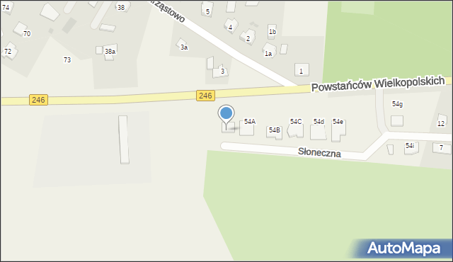 Wielowieś, Wielowieś, 54, mapa Wielowieś