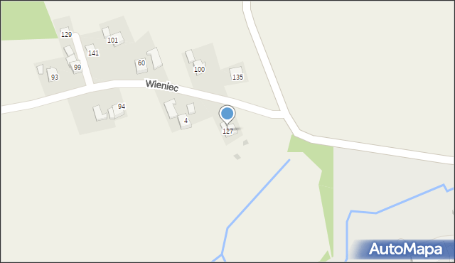 Wieniec, Wieniec, 127, mapa Wieniec