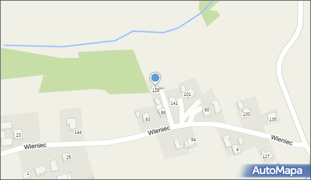 Wieniec, Wieniec, 129, mapa Wieniec