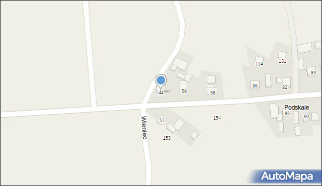 Wieniec, Wieniec, 44, mapa Wieniec