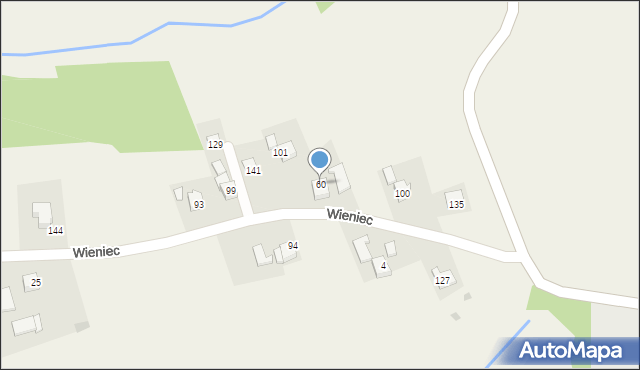 Wieniec, Wieniec, 60, mapa Wieniec