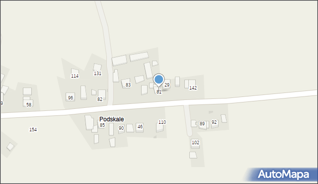 Wieniec, Wieniec, 81, mapa Wieniec