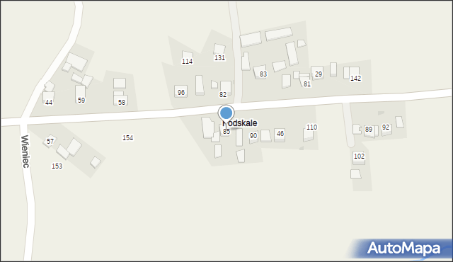 Wieniec, Wieniec, 85, mapa Wieniec
