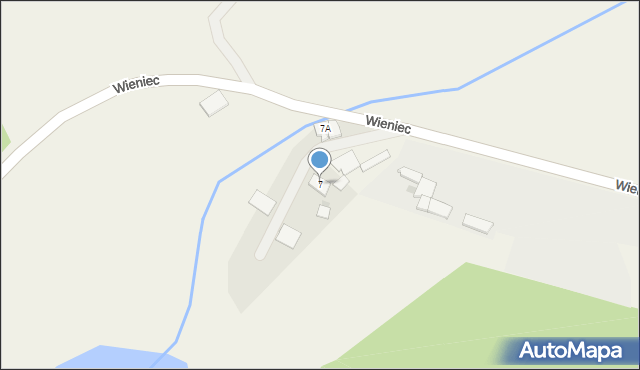 Wieniec, Wieniec, 7, mapa Wieniec