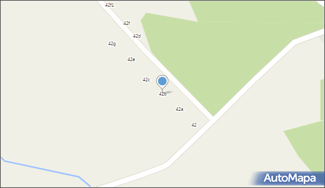 Wieniec-Zalesie, Wieniec-Zalesie, 42b, mapa Wieniec-Zalesie