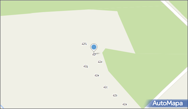 Wieniec-Zalesie, Wieniec-Zalesie, 42f, mapa Wieniec-Zalesie