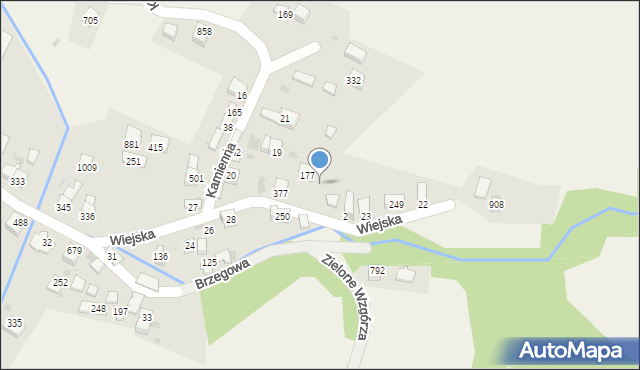 Wieprz, Wiejska, 21, mapa Wieprz