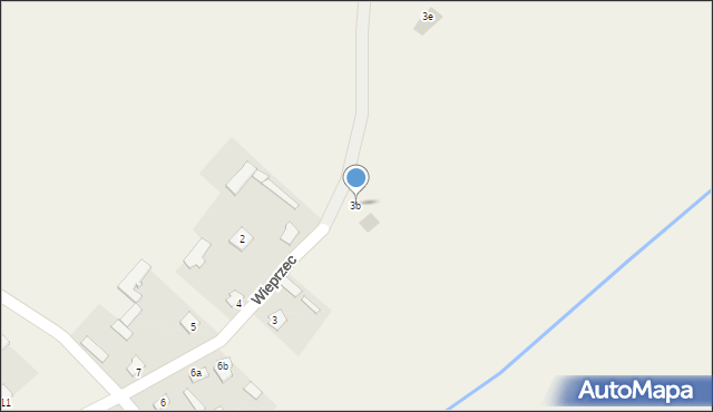 Wieprzec, Wieprzec, 3b, mapa Wieprzec