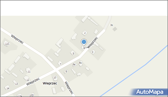 Wieprzec, Wieprzec, 4, mapa Wieprzec