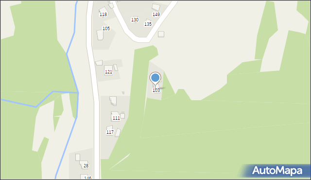 Wieprzec, Wieprzec, 103, mapa Wieprzec