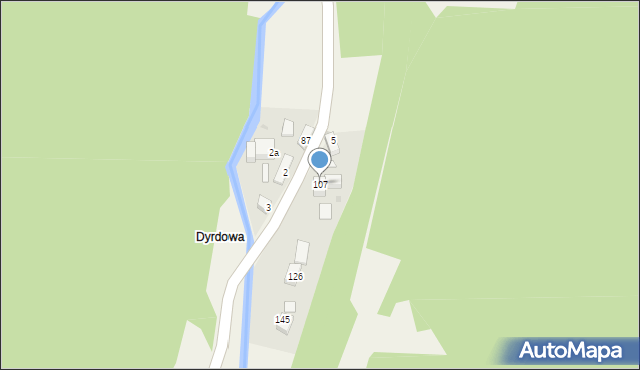 Wieprzec, Wieprzec, 107, mapa Wieprzec