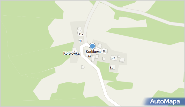 Wieprzec, Wieprzec, 60, mapa Wieprzec