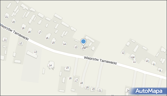 Wieprzów Tarnawacki, Wieprzów Tarnawacki, 13a, mapa Wieprzów Tarnawacki