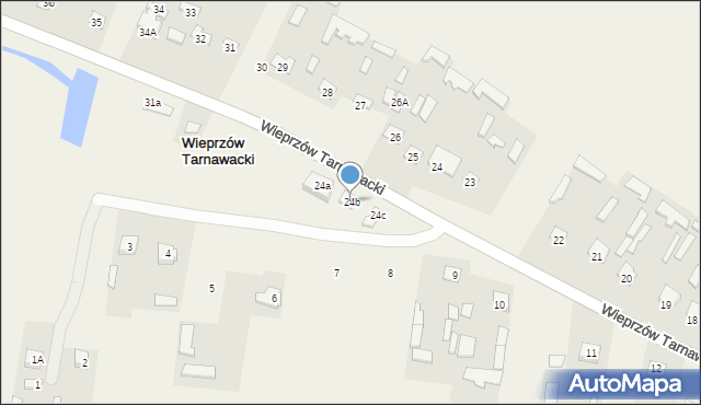 Wieprzów Tarnawacki, Wieprzów Tarnawacki, 24b, mapa Wieprzów Tarnawacki