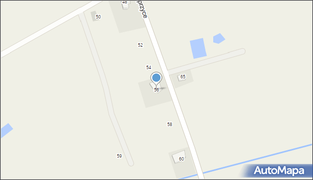 Wieprzyce, Wieprzyce, 56, mapa Wieprzyce