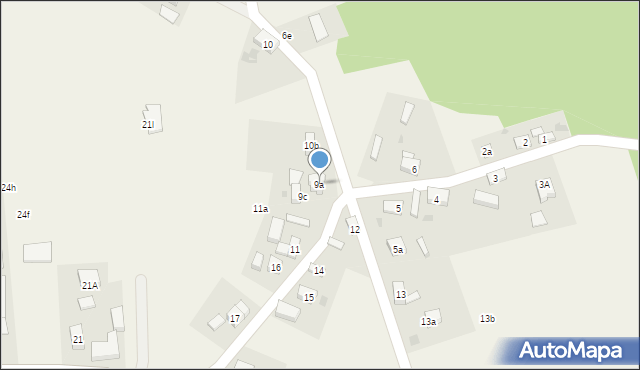 Wiercień, Wiercień, 9a, mapa Wiercień