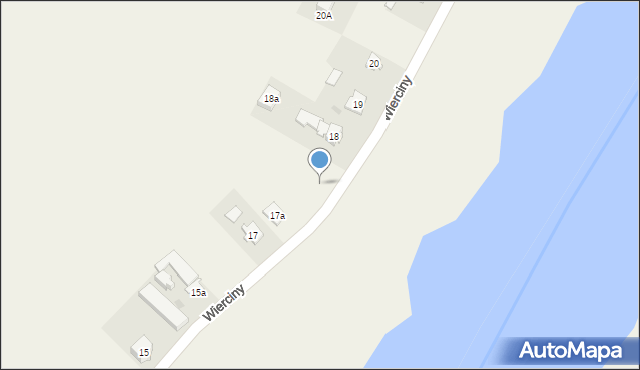 Wierciny, Wierciny, 17b, mapa Wierciny