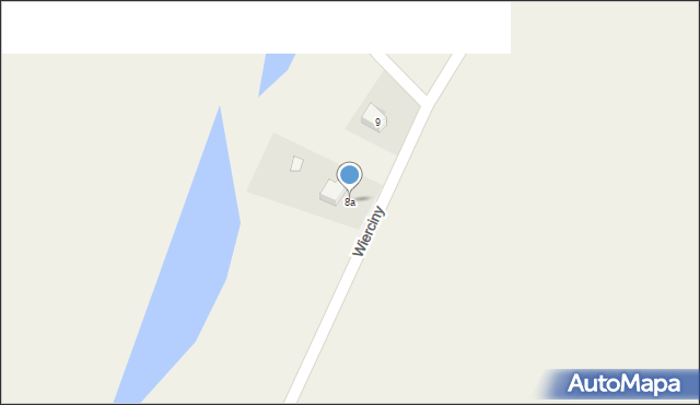 Wierciny, Wierciny, 8a, mapa Wierciny
