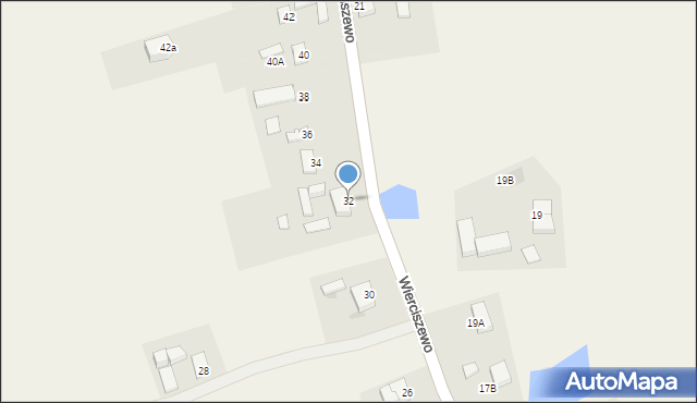 Wierciszewo, Wierciszewo, 32, mapa Wierciszewo