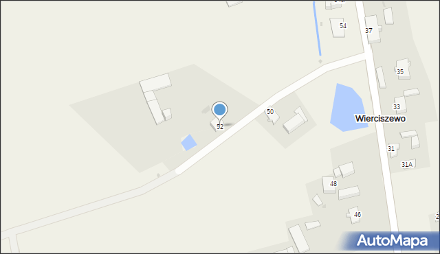 Wierciszewo, Wierciszewo, 52, mapa Wierciszewo