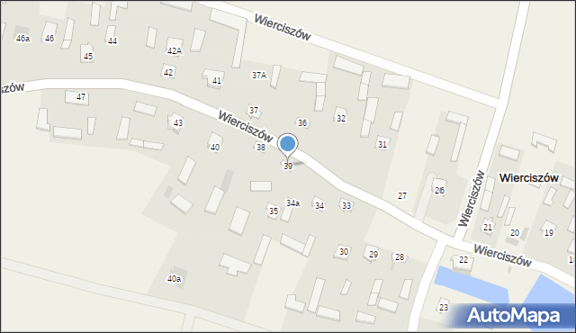 Wierciszów, Wierciszów, 39, mapa Wierciszów