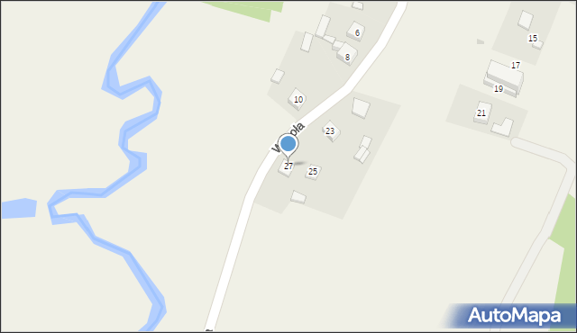 Wierna Rzeka, Wierna Rzeka, 27, mapa Wierna Rzeka
