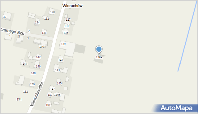 Wieruchów, Wieruchowska, 139a, mapa Wieruchów