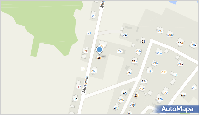 Wieruszew, Wieruszew, 25i, mapa Wieruszew