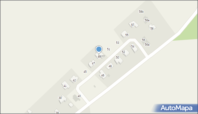 Wieruszew, Wieruszew, 49, mapa Wieruszew