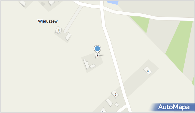 Wieruszew, Wieruszew, 7, mapa Wieruszew