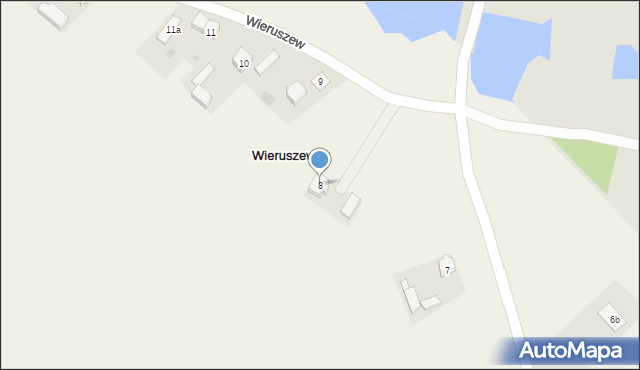 Wieruszew, Wieruszew, 8, mapa Wieruszew