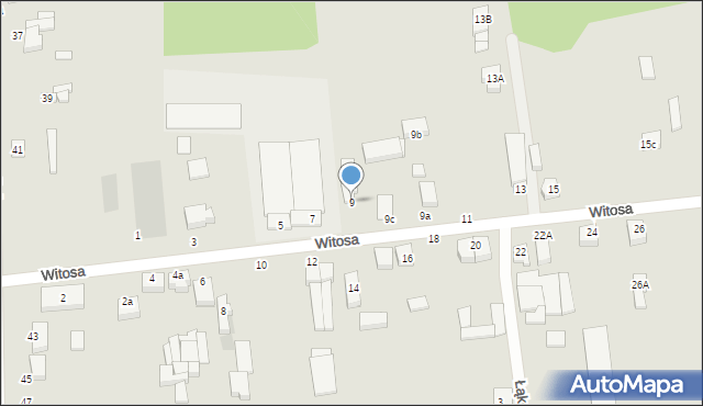 Wieruszów, Witosa Wincentego, 9, mapa Wieruszów