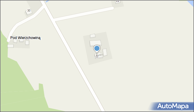 Wieruszyce, Wieruszyce, 22, mapa Wieruszyce