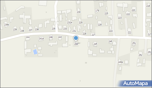 Wierzawice, Wierzawice, 244, mapa Wierzawice