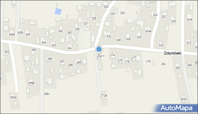 Wierzawice, Wierzawice, 272, mapa Wierzawice