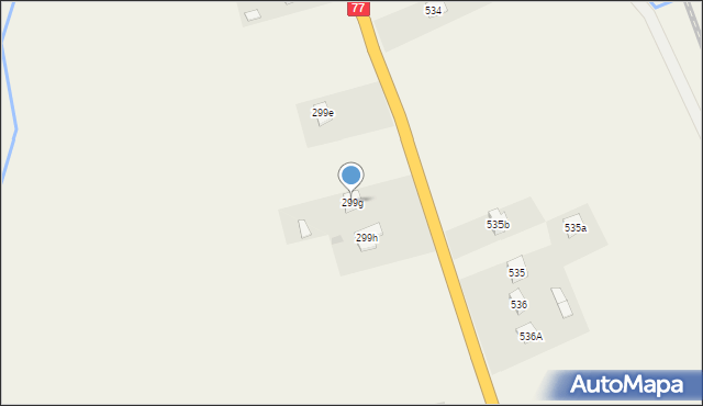 Wierzawice, Wierzawice, 299g, mapa Wierzawice