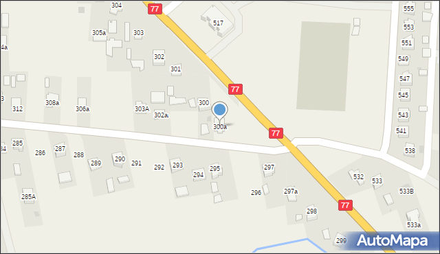 Wierzawice, Wierzawice, 300a, mapa Wierzawice
