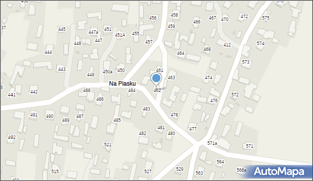 Wierzawice, Wierzawice, 462, mapa Wierzawice