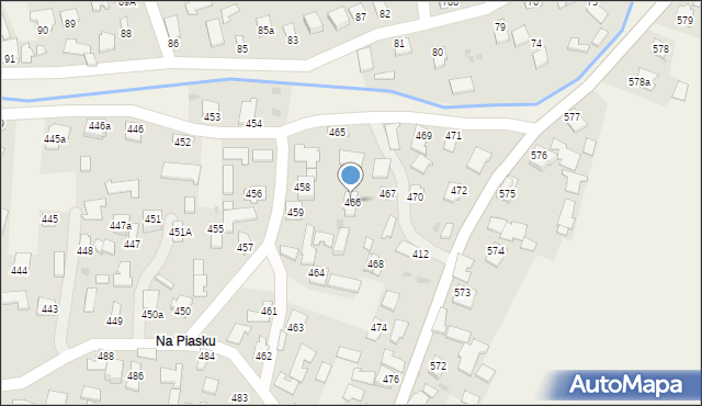 Wierzawice, Wierzawice, 466, mapa Wierzawice