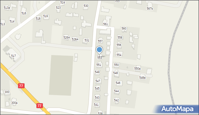 Wierzawice, Wierzawice, 553, mapa Wierzawice