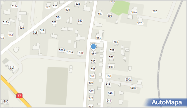 Wierzawice, Wierzawice, 557, mapa Wierzawice