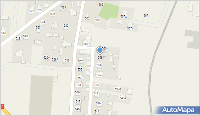 Wierzawice, Wierzawice, 558, mapa Wierzawice